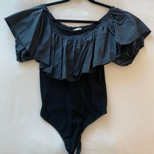 off the shoulder Free people bodysuit